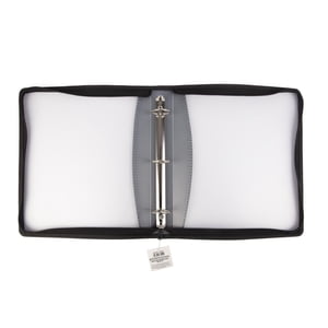 Pen+Gear Solid Poly Zip Binder Black