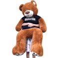 thumbnail image 1 of Big Plush 5 Foot  Graduation Teddy Bear Soft, T shirt says HAPPY GRADUATION, 1 of 1