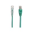 thumbnail image 2 of Black Box Slim-Net - Patch cable - RJ-45 (M) to RJ-45 (M) - 5 ft - UTP - CAT 6a - booted, molded, stranded - green, 2 of 3