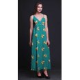 thumbnail image 2 of Bimba Robe Longue Chic Imprimée Papillon pour Femme, Style Bohème, Maxi d'Été, Tenue de Plage - Xxx-Grand, 2 of 5