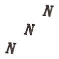 thumbnail image 3 of Youkk Iron Decoration Doorplate Durable And Rustproof Wide Application Not Easy To Fade Metal Metal Letters House Numbers B17--N 3Set, 3 of 6