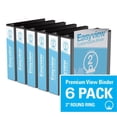 thumbnail image 1 of Davis Group, Easyview Premium, Round Ring, Customizable, View Binder, 6 Pack, 2", 1 of 3
