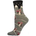 thumbnail image 1 of Chaussettes Mi-Mollet en Coton Fantaisie à Thème des Fêtes, 1 of 2
