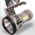 thumbnail image 4 of Led Flashlight High Lumen Rechargeable | Side Light Multifunctional Bright | Usb Fast Charging Portable | Waterproof Outdoor Emergency Light for Camping, Home, Hiking, Power Outages, 4 of 9