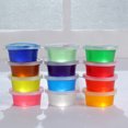 thumbnail image 3 of Trayknick 12 Pcs Boîtes Rondes en Plastique Transparentes pour Slime, Contenant de Rangement, Gobelets à Boules en Mousse avec Couvercles Transparents, 3 of 6