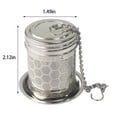thumbnail image 2 of RKSTN Stainless Steel Tea Maker Tea Strainer: Stainless Steel Primary Color: Small Honeycomb + Chassis Kitchen Gadgets, 2 of 6