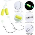 thumbnail image 3 of czcpp-Sea Bass Hi/Lo Saltwater Fishing Bait Rigs, Pompano Rigs for Surf Fishing, Fluke Flounder Rigs for Saltwater with 2 Circle & Wide Gap Hook, 6/10/15/20 Pack Surf Fishing Tackle, 3 of 4