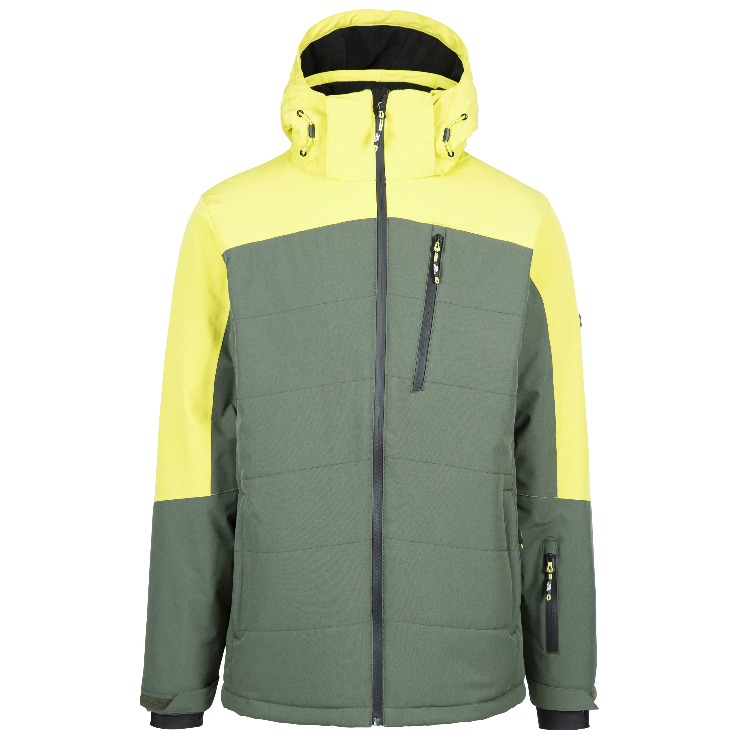 Trespass Mens Ski Jacket Padded with Zip Off Hood Water Repellent Bowie