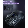 thumbnail image 2 of AULA SC580 Wireless Gaming Mouse, Tri-Mode 2.4G/BT5.0/USB-C Gaming Mouse, 12000 DPI Rechargeable Wireless Mouse with 6 Programmable Buttons, Ergonomic Computer Mouse for, 2 of 9