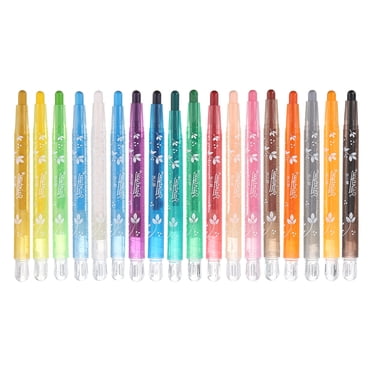 Unique Bargains Oil Pastels, Round Soft Oil Crayons Pastels Stick Art Supplies 18 Colors 4.45'