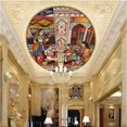 thumbnail image 1 of 3D Ceiling Mughal Indian Empire SKU# WAL0185, 1 of 7