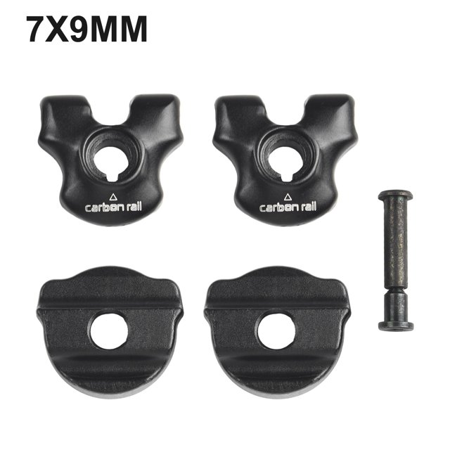 Bgsha Bike Seatpost Clamp for Saddle Rails 7x9/7x7mm Bicycle Oval/Round Clip