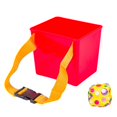 thumbnail image 1 of KLKCMS Seaux Poire Jeu de Lancer, Sacs de Sable à Lancer dans un Seau pour Enfants, Seau Rouge Intérieur Extérieur, 1 of 9