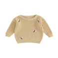 thumbnail image 1 of Chandails à Col pour Bébé à Manches Longues, Amples, en Tricot, 1 of 7
