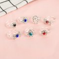 thumbnail image 4 of 36PCS Kids Ring Set Rhinestone Adjustable Finger Ring Dress up Ring for Party, 4 of 9
