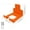 Orange, variant on Jovati Wall Mounted Drill Storage Rack Steel Garage Tool Organizer Hook for Power Drills and Garden Tools