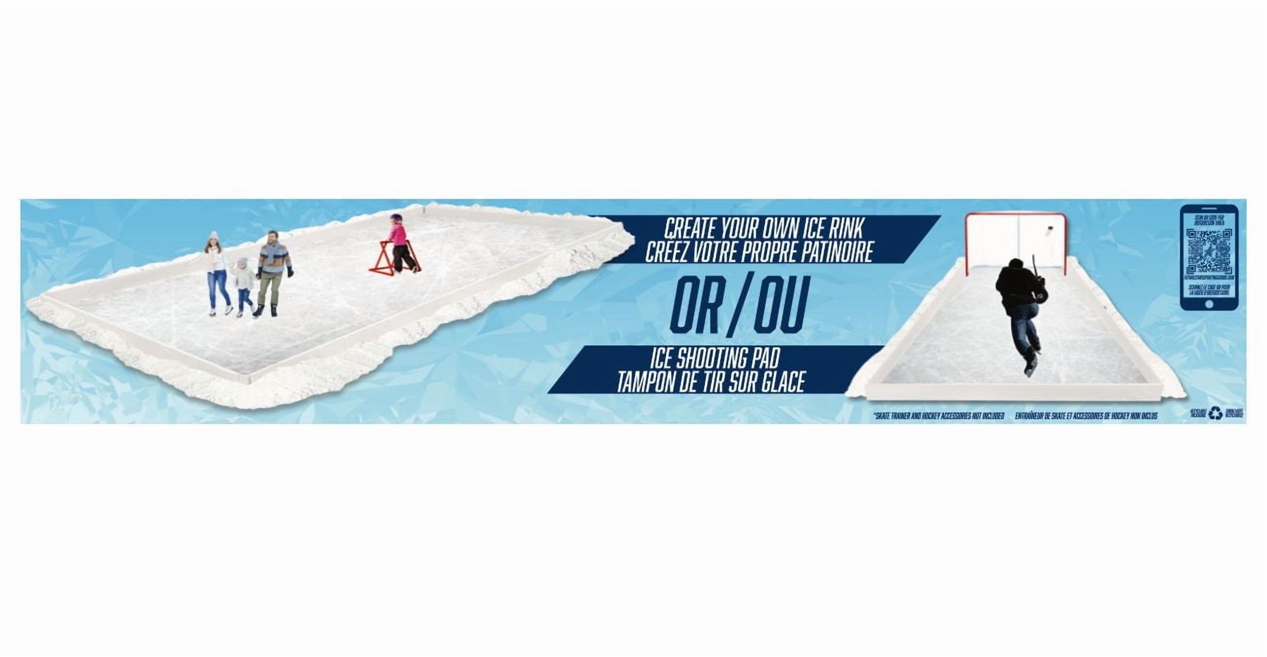 Future Stars Backyard Ice Rink Kit - Frame, Tarp and In-Ground pegs - Customize Size up to 20' x 10'!