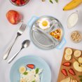 thumbnail image 4 of SHISUYAN 1 Pce Assiette de Souper pour Enfants en Acier Inoxydable Assiette pour Aliments Assiette de Rangement Alimentaire pour la Maison, 4 of 9