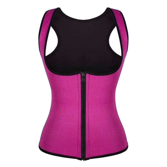 Hemlock Fitness Corset Vest, Fitness Corset Vest, Waist Trainer For Workouts, Slimming Shapewear, Polyester, Pink Waist Trainer For Workouts, Pink XL, Size S-3XL