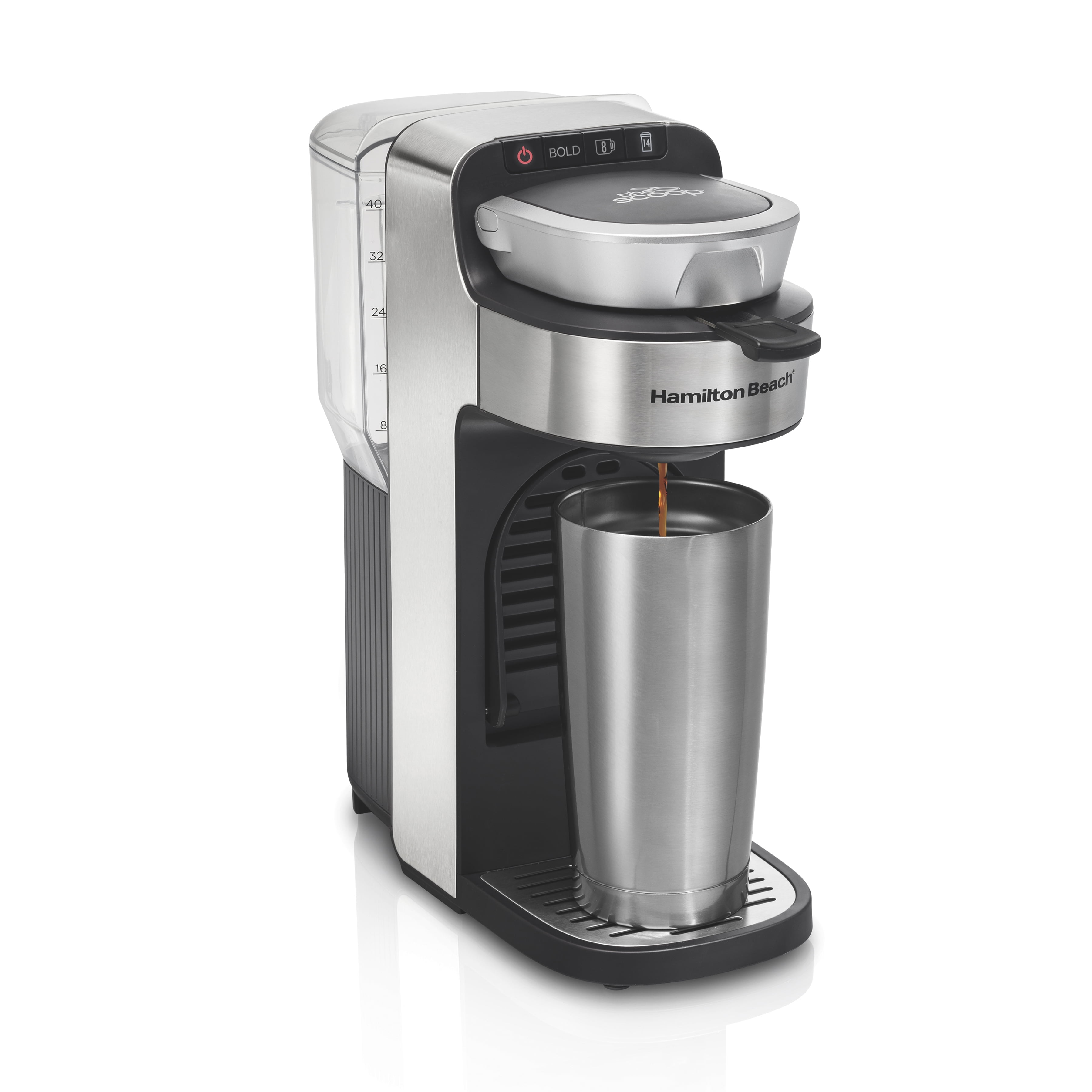 Hamilton Beach The Scoop Single-Serve Coffee Maker with Removable Reservoir