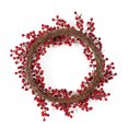 thumbnail image 1 of Christmas Door Wreath With Red Fruit Accents For Holiday Decorations, 12 in Diameter, Indoor Use Only, 1 of 9