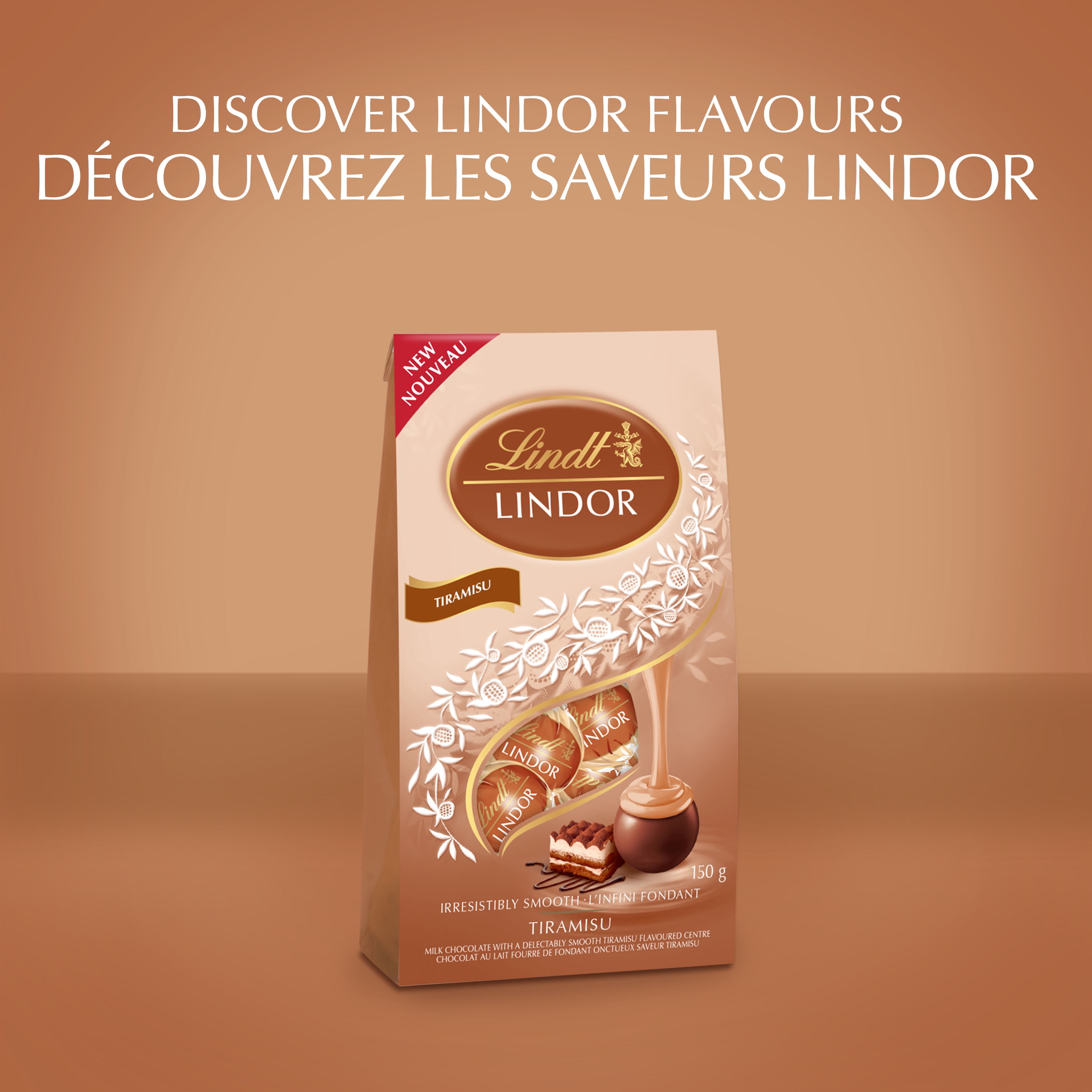 Sachet de truffes Tiramisu LINDOR de Lindt, 150 g