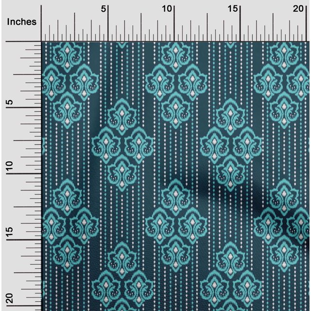 oneOone Coton Tissu Imprimé Ethnique Ikat 1 Yard 56 Inch Wide