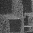thumbnail image 1 of Ahgly Tapis d'Intérieur Lavable en Machine Carré Transitionnel Charbon Noir, 7 Pieds Carré, 1 of 7