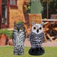 thumbnail image 4 of 2 Pieces Owl Statue for Garden, Waterproof Realistic Vintage Fake Owl, 4 of 8