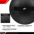 thumbnail image 4 of Jfit Slam Ball, Classic Black, 20 Lb, 4 of 5