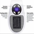 thumbnail image 2 of Electric Mini Heater Fan Heater 500w Portable Plug-in Wall Outlet Home, 2 of 4