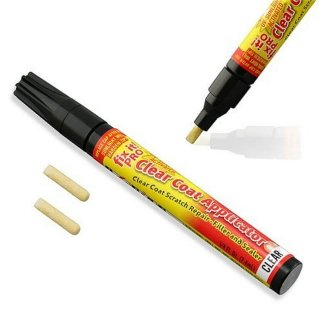 AMERTEER Fix It Pro Car Scratch Repair Remover Pen Clear Coat Applicator Tool