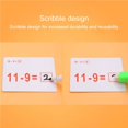 thumbnail image 4 of facefd Kids Mathematics Teach Card with Erasable Pen Math Educational Toys Children Preschool Tool Birthday Gift, 4 of 8