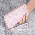 thumbnail image 1 of Gspmoly Cute Wallet, Women's Long Style With Hanging Rope Multifunctional Zipper Multiple Card Slots Printed Zipper Change Wallet Small Wallet for Women Purple Free Size, 1 of 4