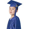 thumbnail image 2 of GraduatePro Toque de Remise des Diplômes de Maternelle avec Gland 2022 Enfants d'Âge Préscolaire pour Garçons Filles Élastique Ajustable Bleu Royal, 2 of 6