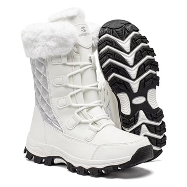 GUBARUN Bottes d'Hiver pour Femmes Antidérapantes Imperméables Chaussures Chaudes