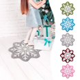 thumbnail image 4 of Throw Pillow Covers Snowflakes Rug Winter Snowflake Doormat Snowflake Welcome Mat Cute Christmas Decorative Non-Slip Washable Door Mats For Indoor Outdoor Entrance Home Bathroom, 4 of 7