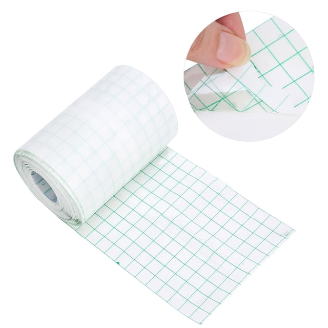 Transparent Film Roll Waterproof Adhesive Wound Dressing Fixation Tape Bandage, Transparent Stretch Adhesive Bandage For Shower, 2 Sizes