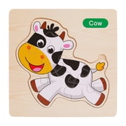 LSLJS Puzzles for Kids Ages 2-4, 6 Pack Wooden Puzzles for Toddlers Preschool Educational Learning Toys Set Puzzles, Wooden Puzzle