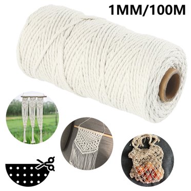 Pluokvzr Kitchen Twine Cotton Tying Meat Trussing Rope Food Safe Oven Cooking Gadgets New Food Safe Cooking Twine for Tying Meat, Making Sausage, Baking, Candle Wicks, Christmas Wrapping Gifts
