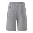 thumbnail image 4 of Ramiter Gym Shorts Men's Lightweight Terry Short Light Gray,2XL, 4 of 7
