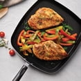 thumbnail image 3 of Tramontina Primaware 15-Piece Nonstick Cookware Set with Lids and Silverware Set, Aluminum Pots and Pans Set Non Stick for Home and Kitchen (Storm), 3 of 8