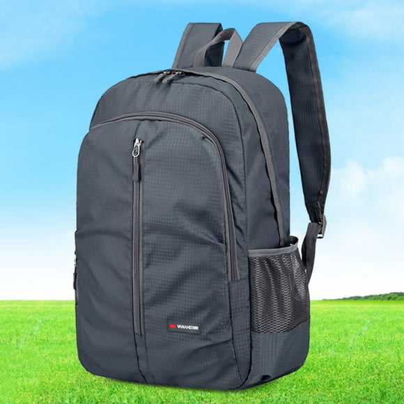 Unisex Casual Backpack Waterproof Foldable Daypack Bag Large-capacity for Laptop,Grey,One Size