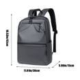 thumbnail image 3 of XZNGL School Backpack with Laptop Compartment Nylon Not Wet Water Large Capacity Backpack Laptop Bag Men Business Travel Backpack Student School Bag Suitable for School Work Business Trip and Travel, 3 of 9