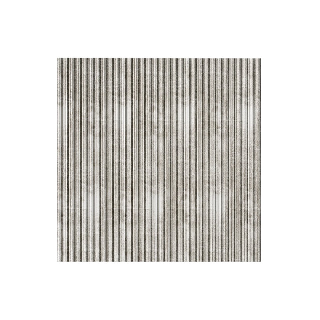 Fasade Rib Crosshatch Silver Wall Panel Sample 12" x 12"