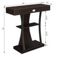 thumbnail image 5 of Convenience Concepts Newport Table Console Harri, Fini Bois Espresso, 5 of 5
