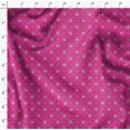 thumbnail image 4 of Soimoi Pink polyester Crepe Fabric Mandala Geometric Print Sewing Fabric Yard 52 Inch Wide, 4 of 5