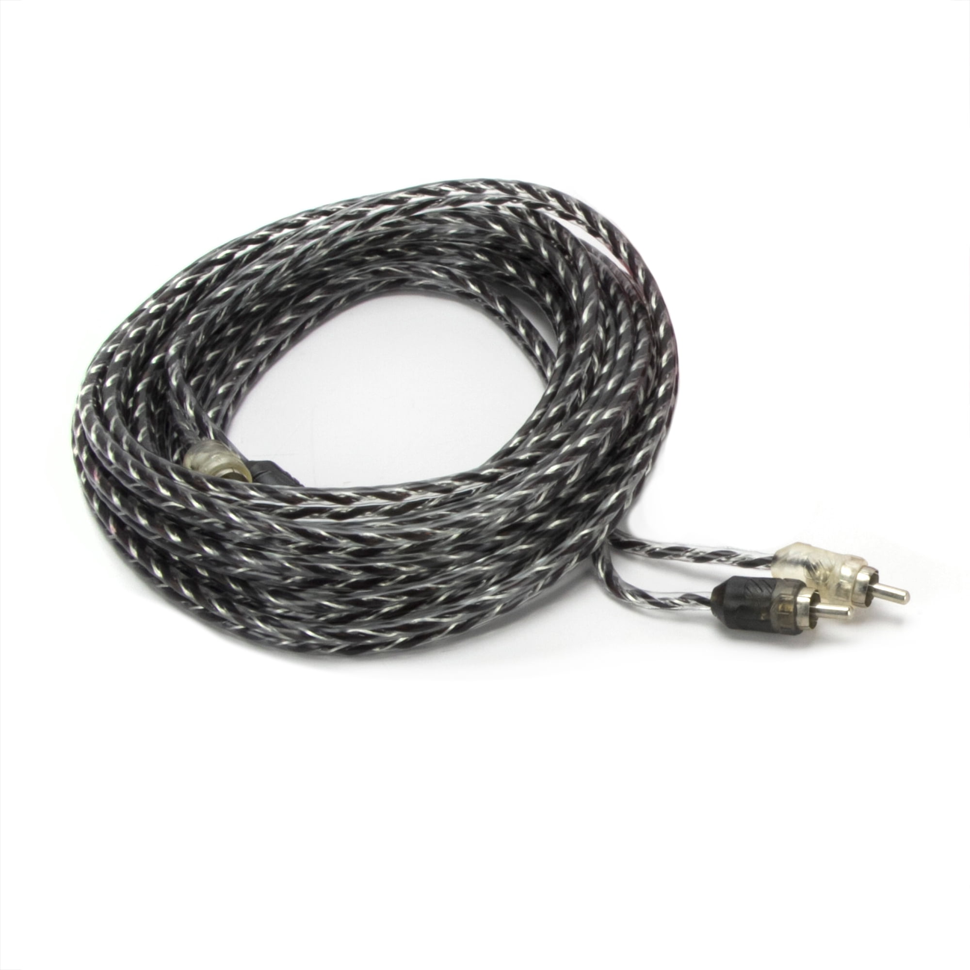 Scosche KPA8CCF Trousse de câblage d’amplificateur hybride OFC/CCA de 680 watts avec câbles audio torsadés – Neuf