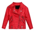 thumbnail image 1 of Veste d'Hiver en Pu Printemps 2025, Veste de Moto, Manteau Léger pour Garçon, Résistant aux Intempéries, 1 of 4