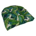 thumbnail image 2 of 19-inch U-Shaped Outdoor Spun Polyester Tufted Dining Chair Cushion - Cera, 2 of 5